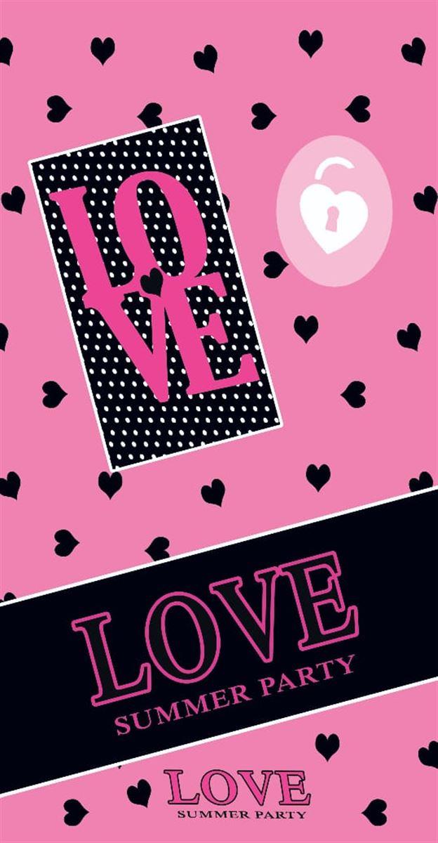 Πετσέτα Θαλάσσης 70X140 Dimcol Love 23 (70×140)