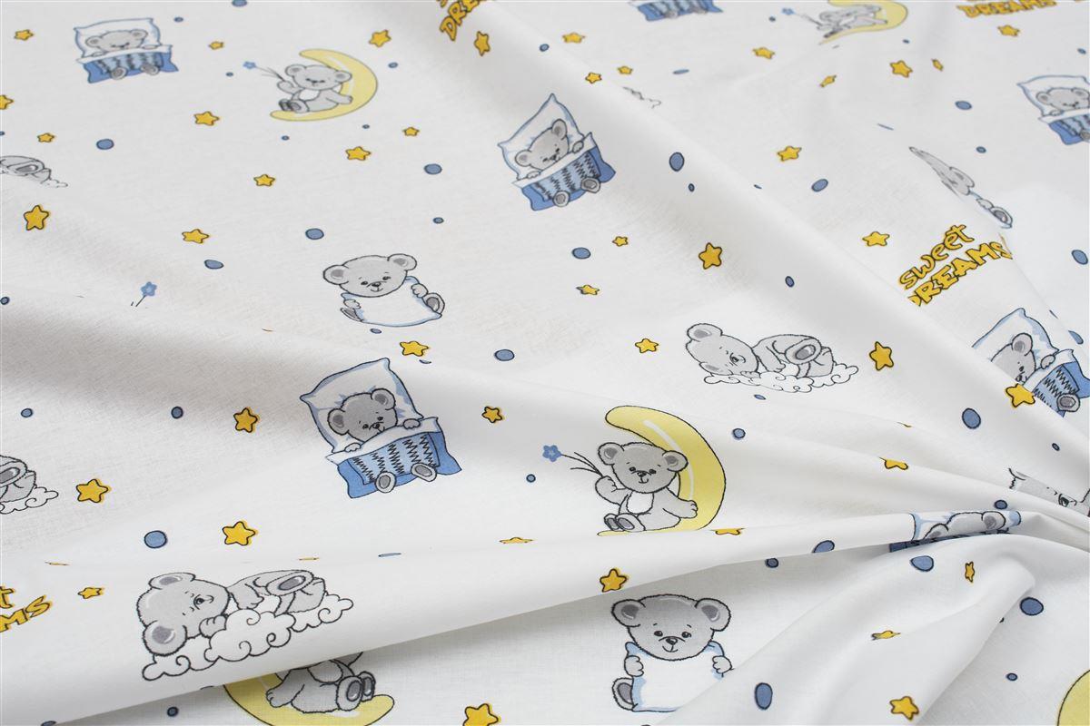 Σεντόνι Μεμονωμένο Βαμβακερό Λίκνου 80x110εκ. Sweet Dre