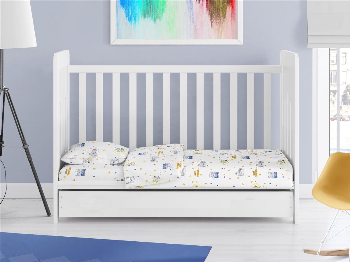 DimCol - ΣΗΜΑΝΤΙΚΟ: Σε περίπτωση διαφοράς τιμής από το κατάστημα ισχύει παντα και μόνο η τιμή του καταστήματος Παπλωματοθήκη Βαμβακερή Κούνιας 120x160εκ. Sweet Dreams