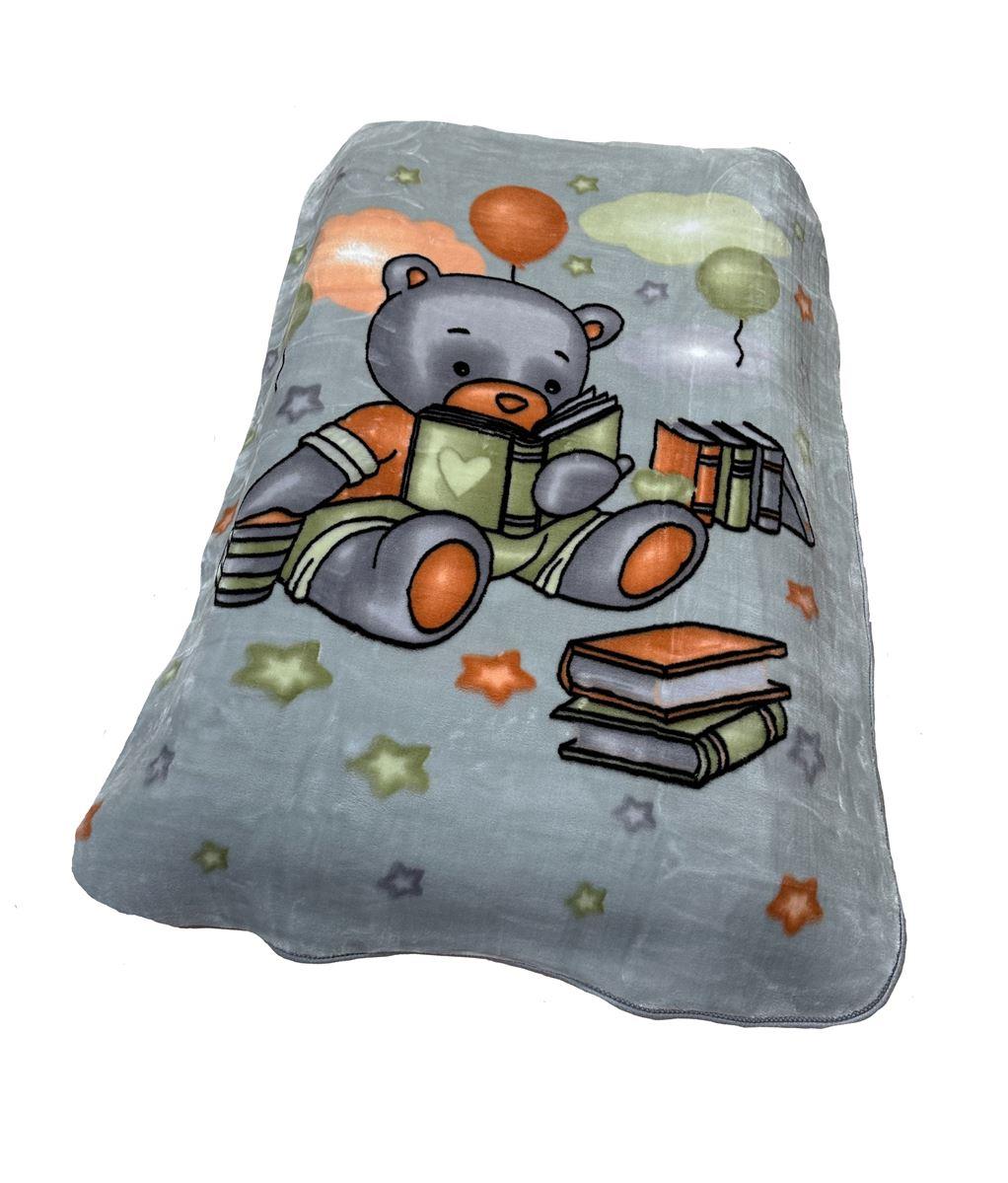 Κουβέρτα Βελουτέ Κούνιας 110X140 Dimcol Studying Bear 38 (110×140)