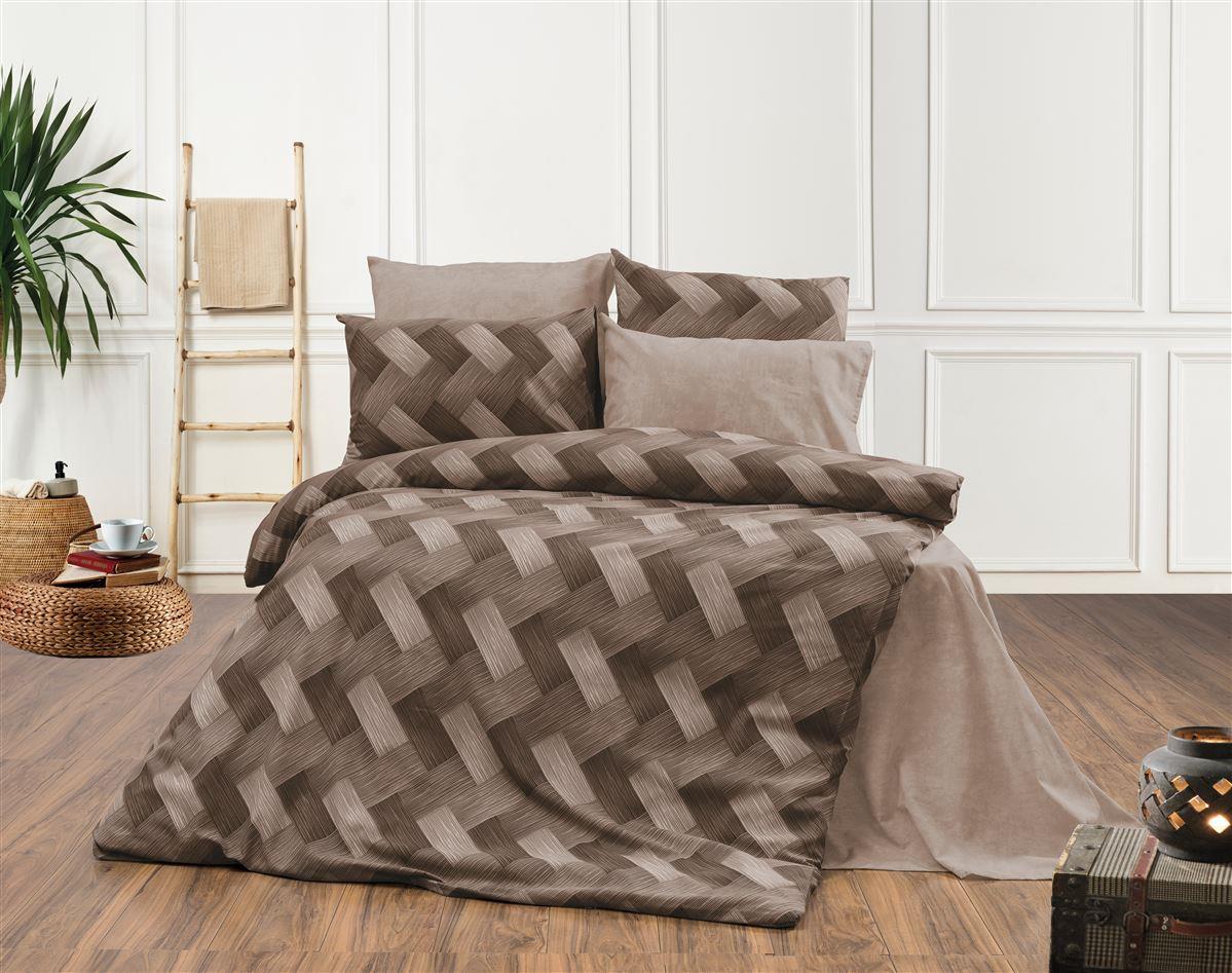 DimCol Παπλωματοθήκη Polycotton Υπέρδιπλη 220x240εκ. Αλκμήνη 451 Beige DimCol (Χρώμα: Μπεζ, Ύφασμα: 70% Βαμβάκι-30% Polyester, Μέγεθος: Υπέρδιπλα) - DimCol - 33310824035