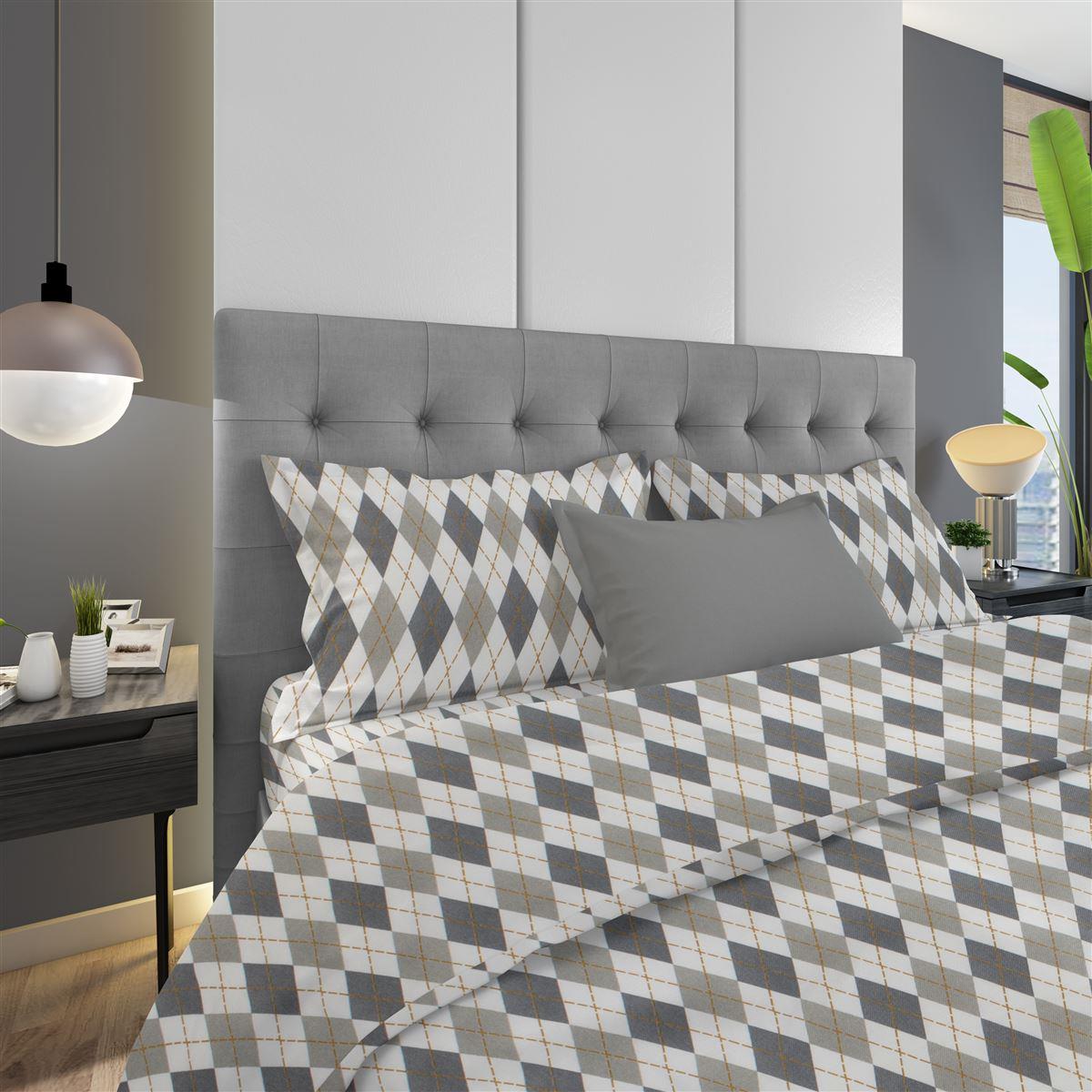 Μαξιλαροθήκη Φάκελος Φανελένια 50x70εκ. Diamond 328 Gre