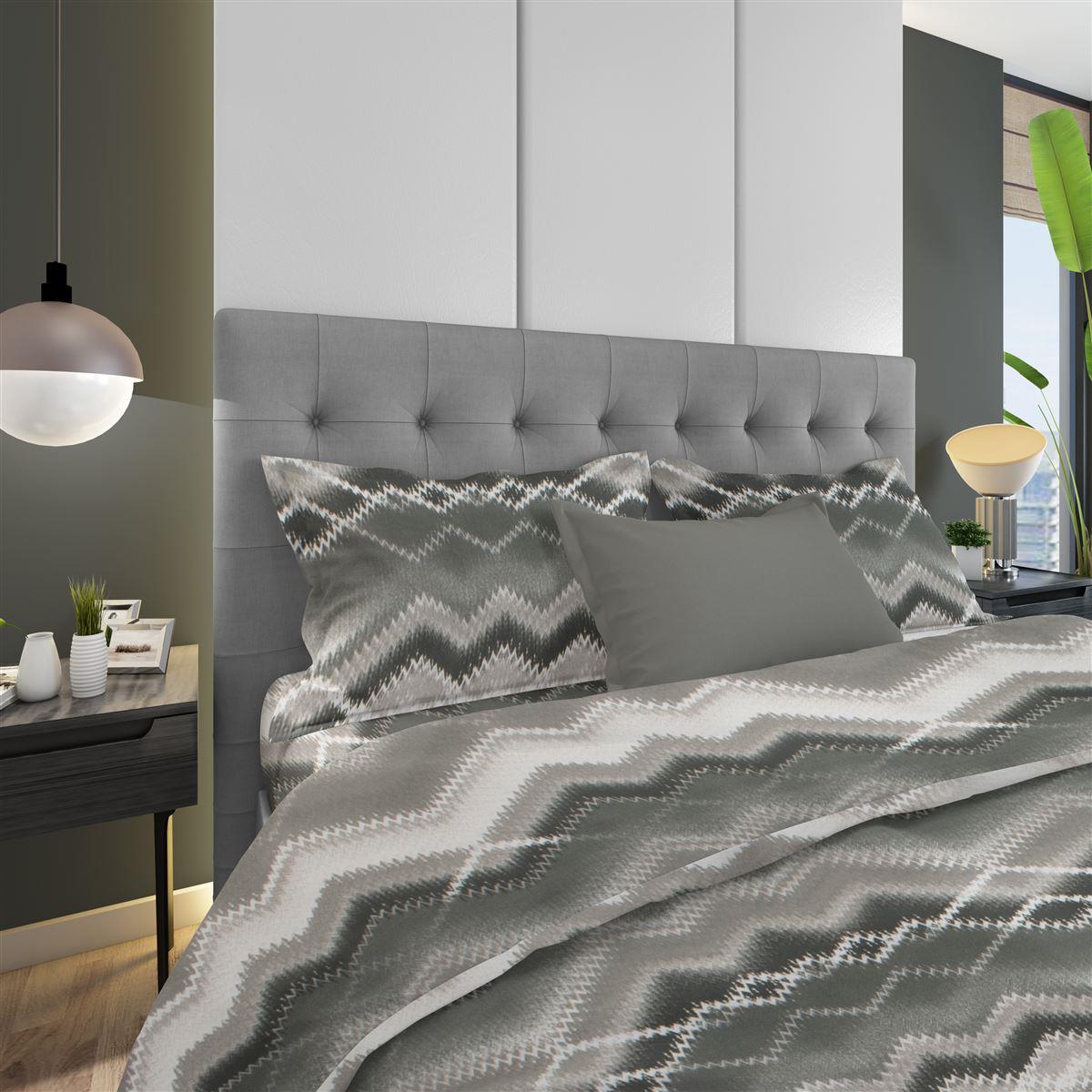 Μαξιλαροθήκη Φάκελος Φανελένια 50x70εκ. Iris 338 Grey D