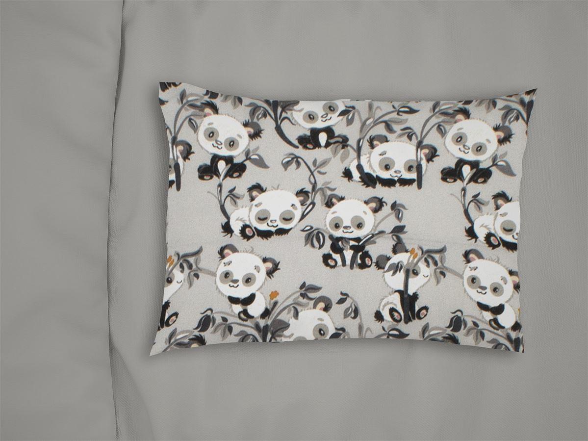 Φανελένια Μαξιλαροθήκη 50X70 Dimcol Panda Bear 96 (50×70)