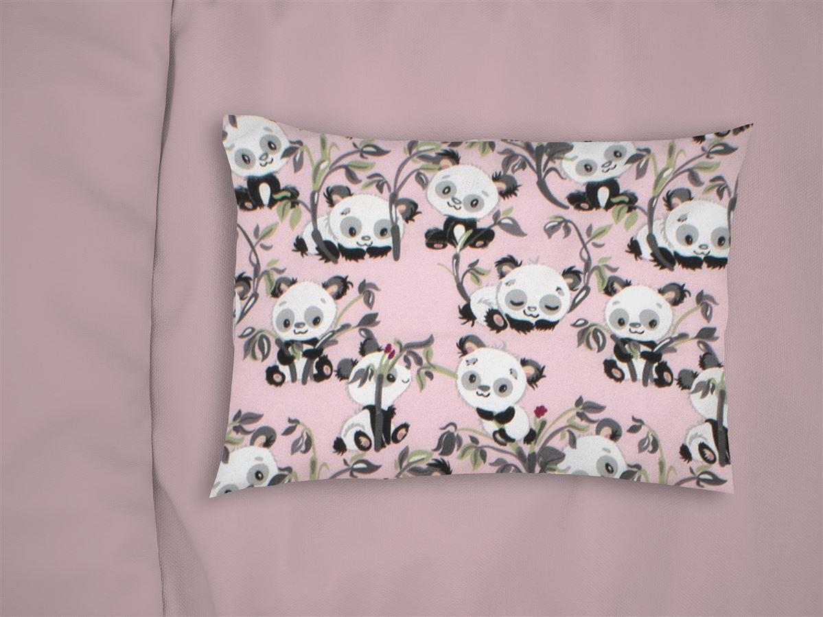Φανελένια Μαξιλαροθήκη 50X70 Dimcol Panda Bear 97 (50×70)