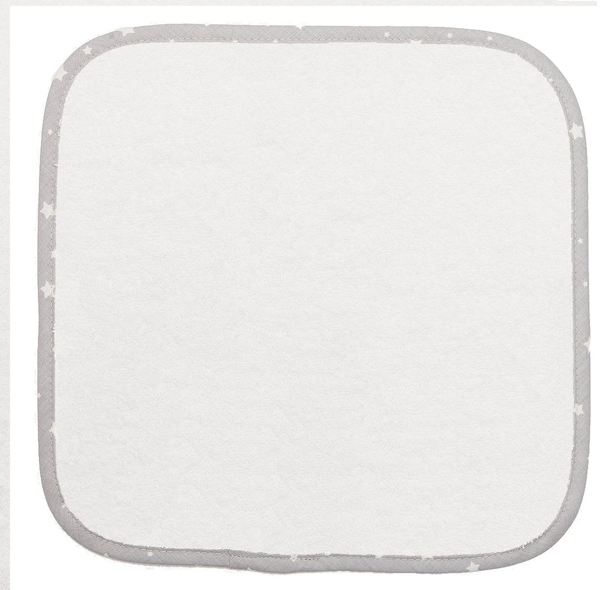 Λαβέτα Ώμου Βαμβακερή 05 Λευκή-Γκρι 30X30 DimCol (Σετ 6 Τεμάχια)...