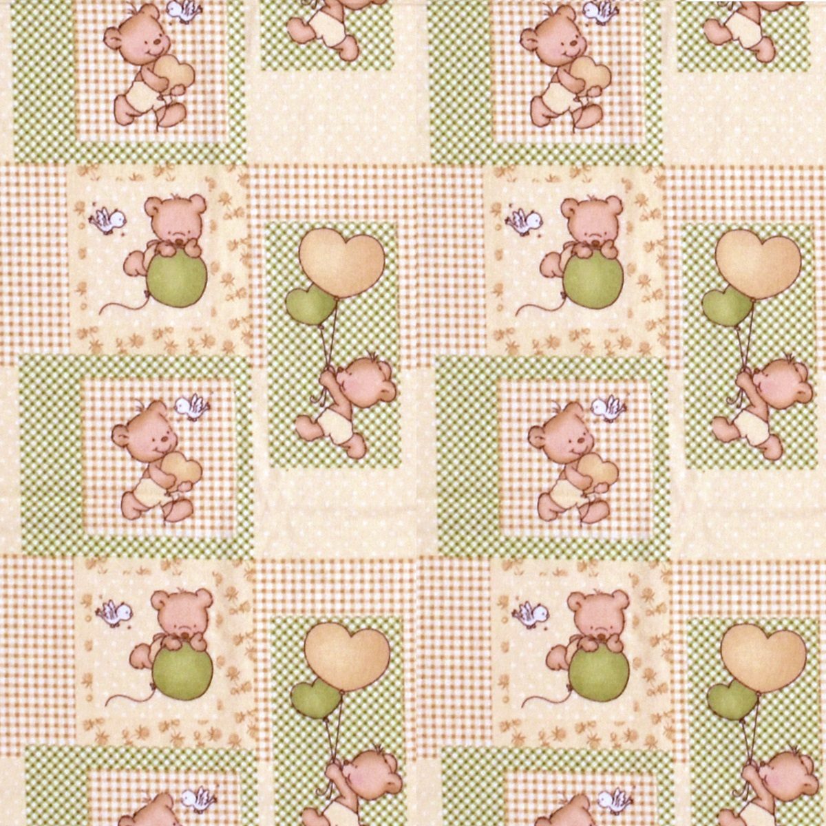 Πάνα Χασές Bebe Φανελένια 80x80εκ. Baloon 76 Beige DimCol (Ύφασμα:...