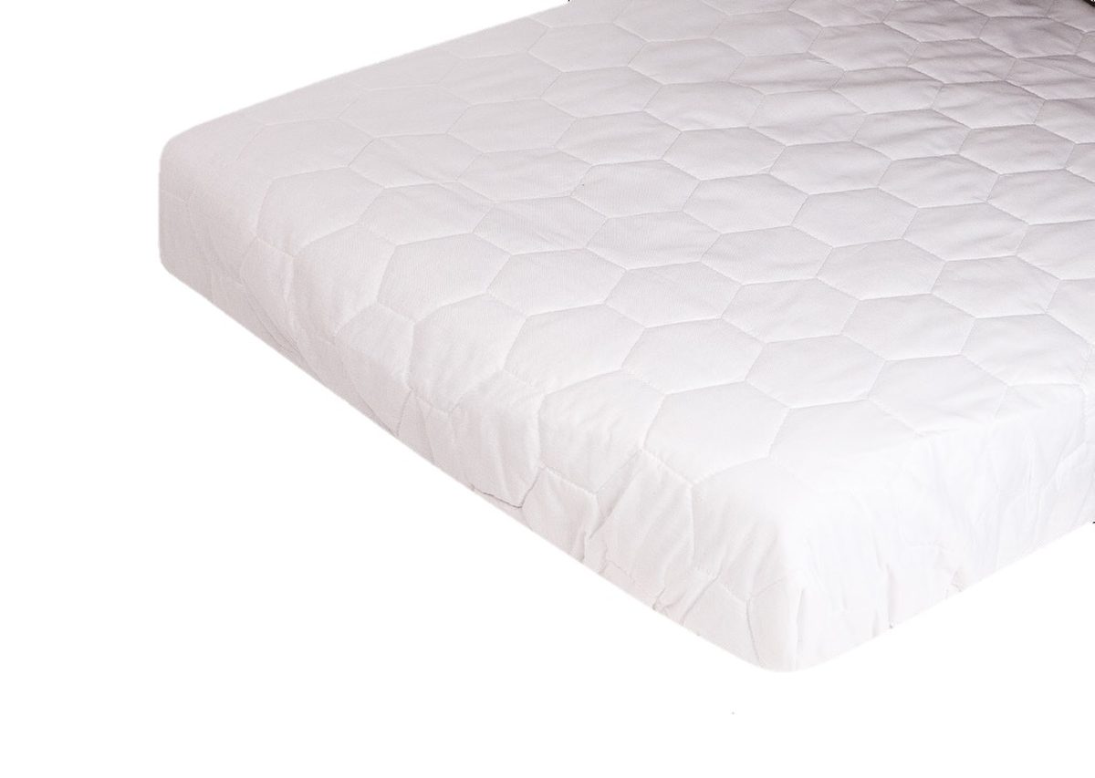 Επίστρωμα Καπιτονέ Με Λάστιχο Γωνία King 180x200εκ. Λευκό DimCol (Χρώμα:...