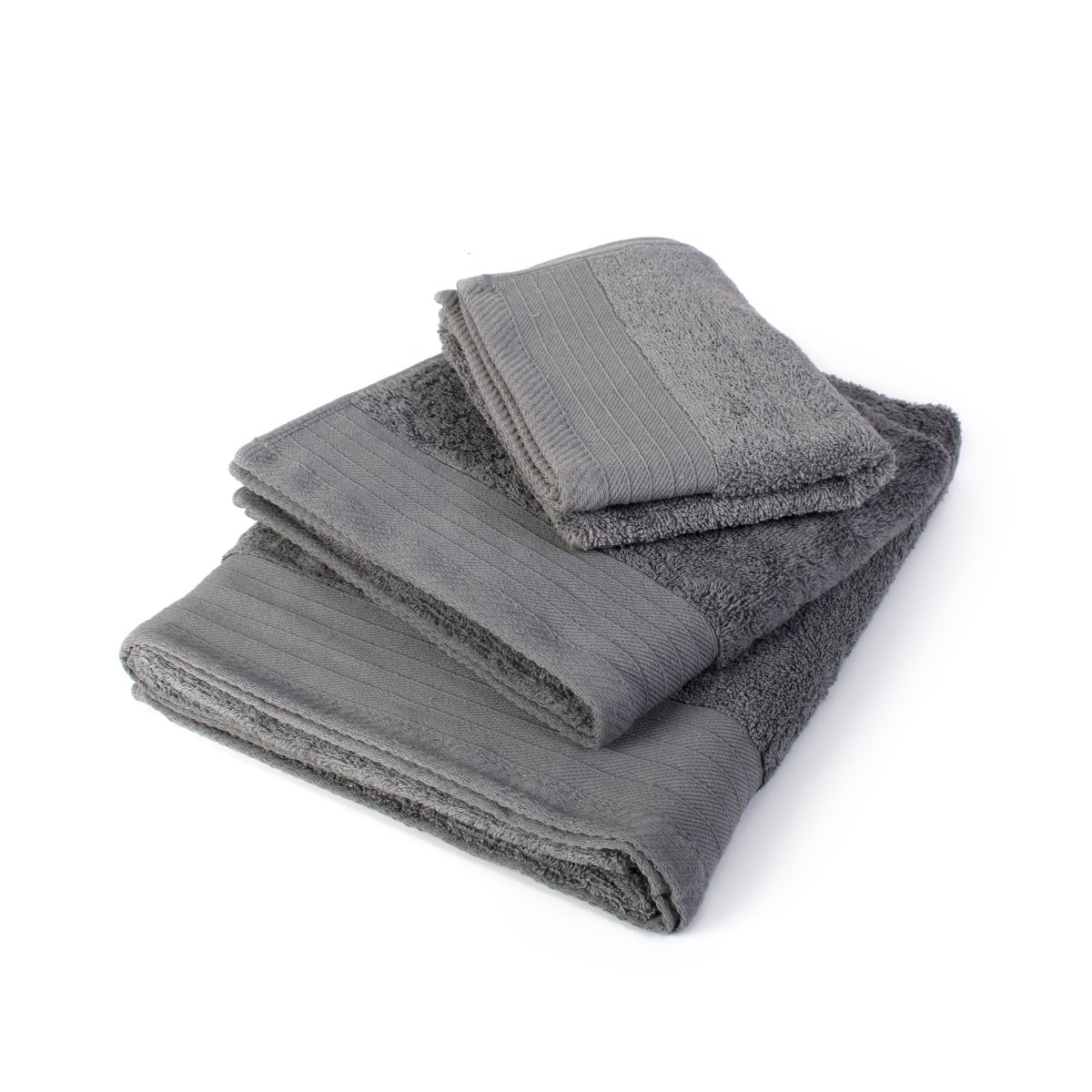 DimCol - ΣΗΜΑΝΤΙΚΟ: Σε περίπτωση διαφοράς τιμής από το κατάστημα ισχύει παντα και μόνο η τιμή του καταστήματος Πετσέτα Βαμβακερή Πενιέ Μεμονωμένη Χεριών 40x60εκ. Γκρι