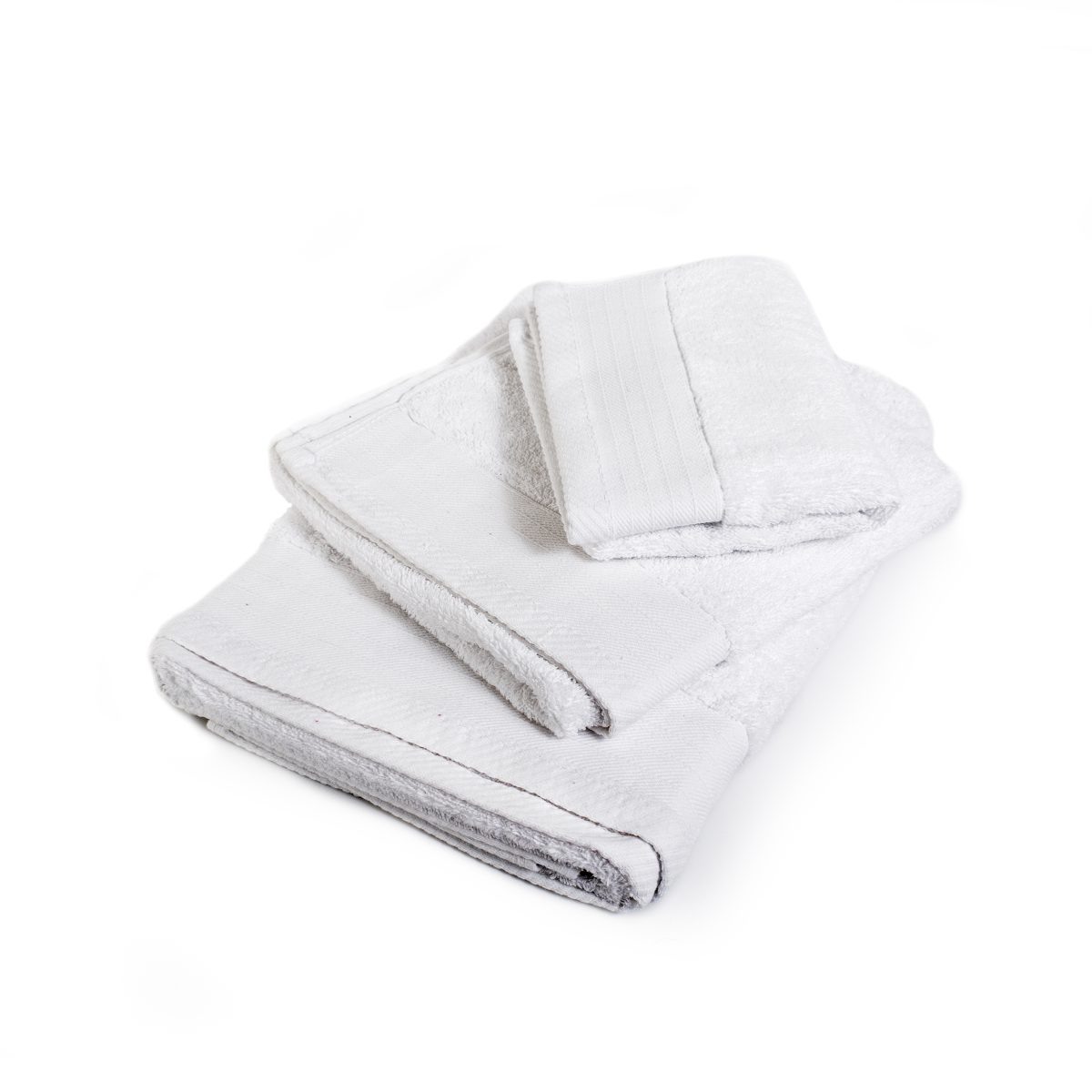 Πετσέτα Βαμβακερή Πενιέ Μεμονωμένη Χεριών 40x60εκ. Λευκή DimCol (Ύφασμα: Βαμβάκι...