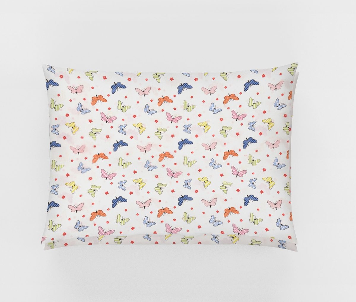 Μαξιλαροθήκη Παιδική Φάκελος Βαμβακερή 50x70εκ. Butterf