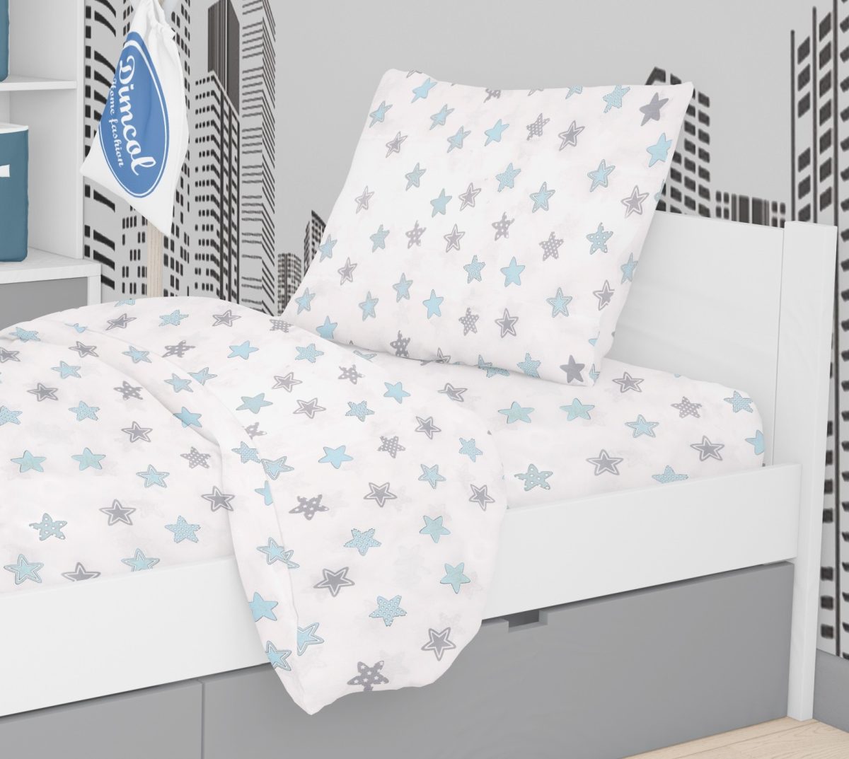 Μαξιλαροθήκη Παιδική Φάκελος Βαμβακερή 50x70εκ. Star 10