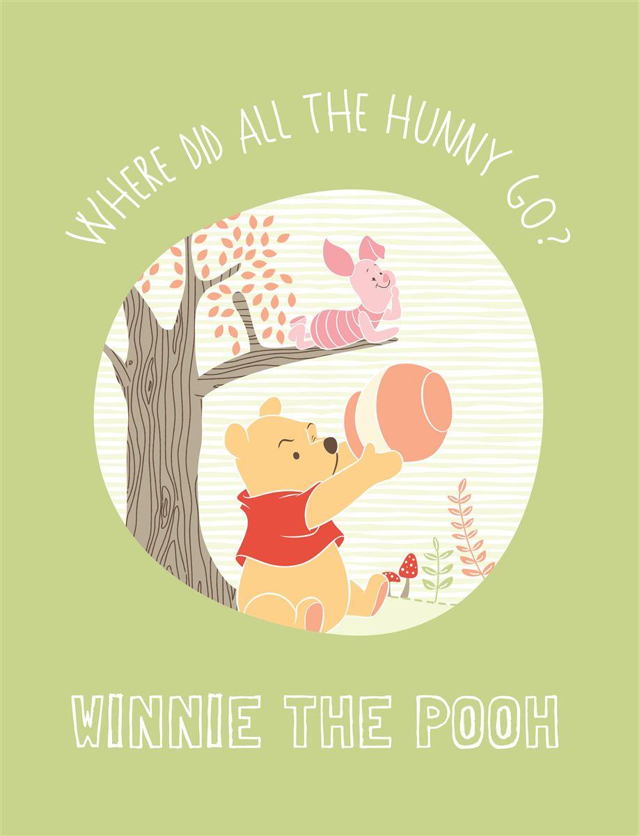 DimCol Κουβέρτα Κούνιας Βελουτέ 110x140εκ. Winnie 01 Home Digital Print Disney DimCol (Ύφασμα: Βελούδο, Μέγεθος: Κούνιας) - DimCol - 2110224402000199