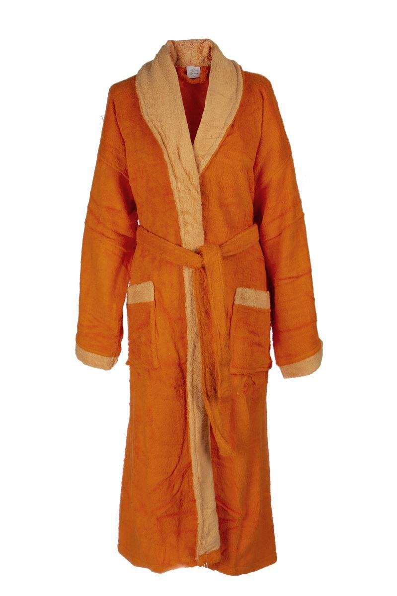 Μπουρνούζι Βαμβακερό XLarge 02 Orange DimCol (Ύφασμα: Β