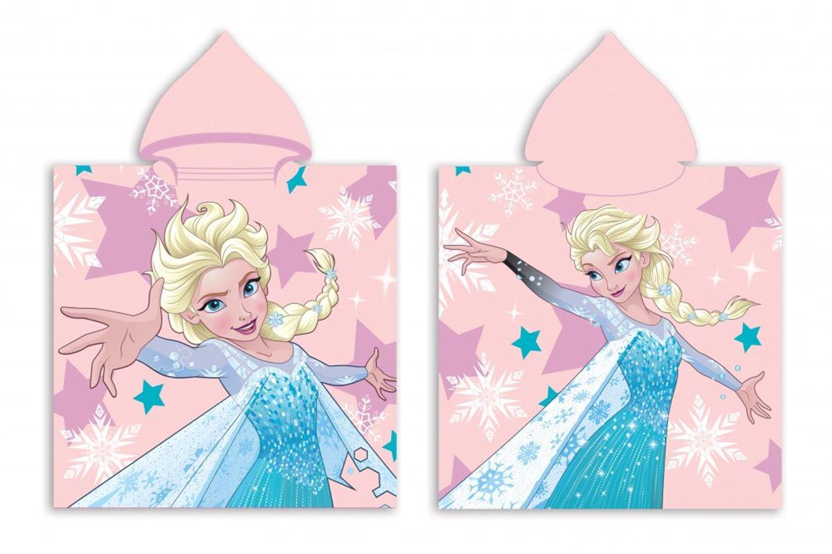 DimCol Πόντσο Παιδικό Βαμβακερό Βελουτέ 50x100εκ. Frozen 12 Disney DimCol (Ύφασμα: Βαμβάκι 100%, Μέγεθος: Παιδικά) - DimCol - 2123813000601299