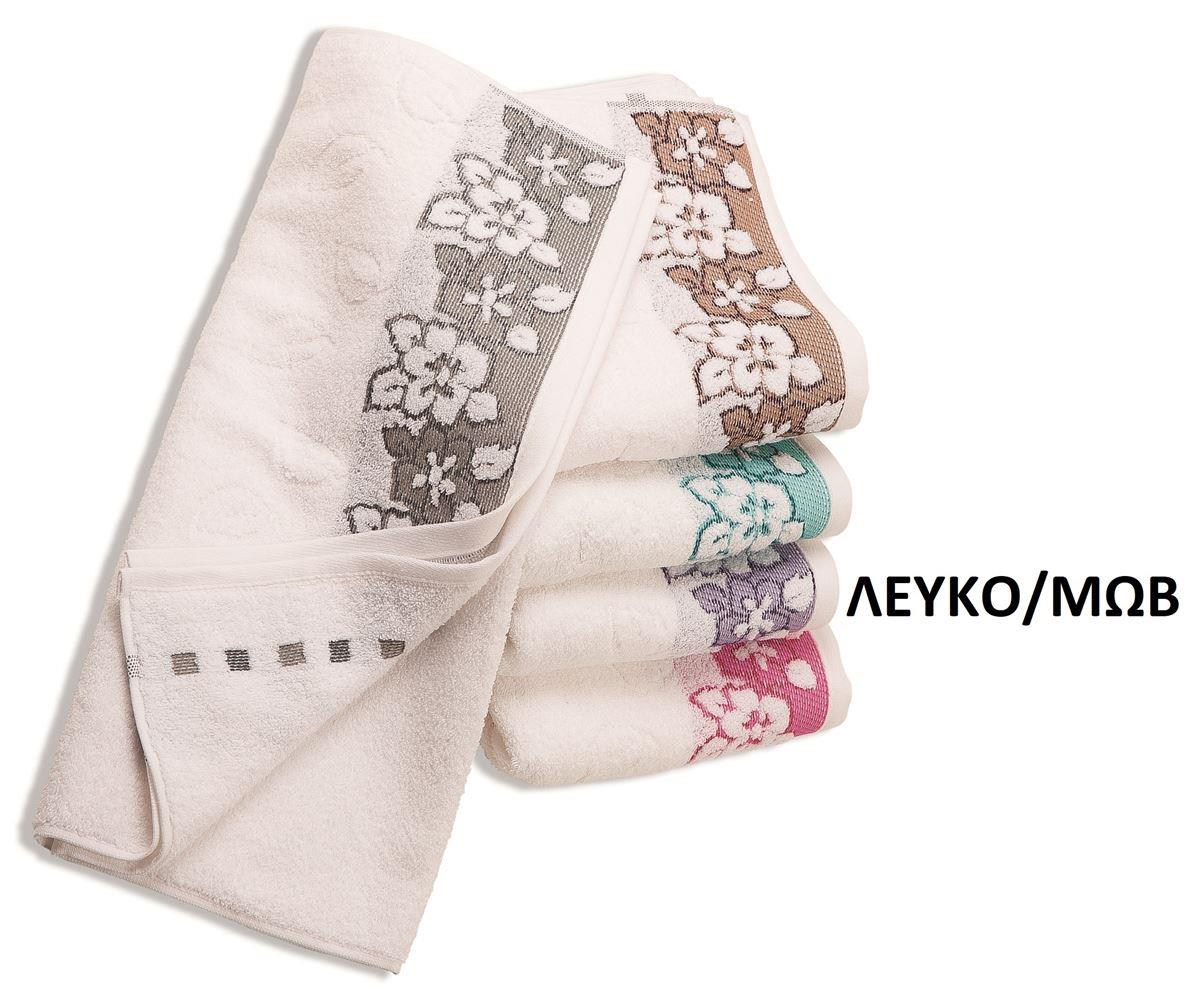 Πετσέτα Βαμβακερή Ζακάρ Μεμονωμένη Σώματος 70x140εκ. Ze