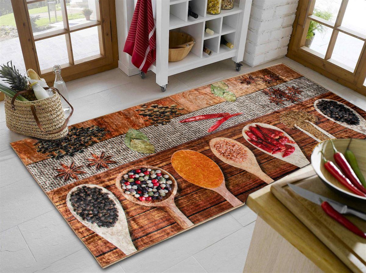 DimCol Χαλάκι Κουζίνας Polyester 80x200εκ. Spices 252 DimCol (Ύφασμα: Polyester) - DimCol - 33463059004