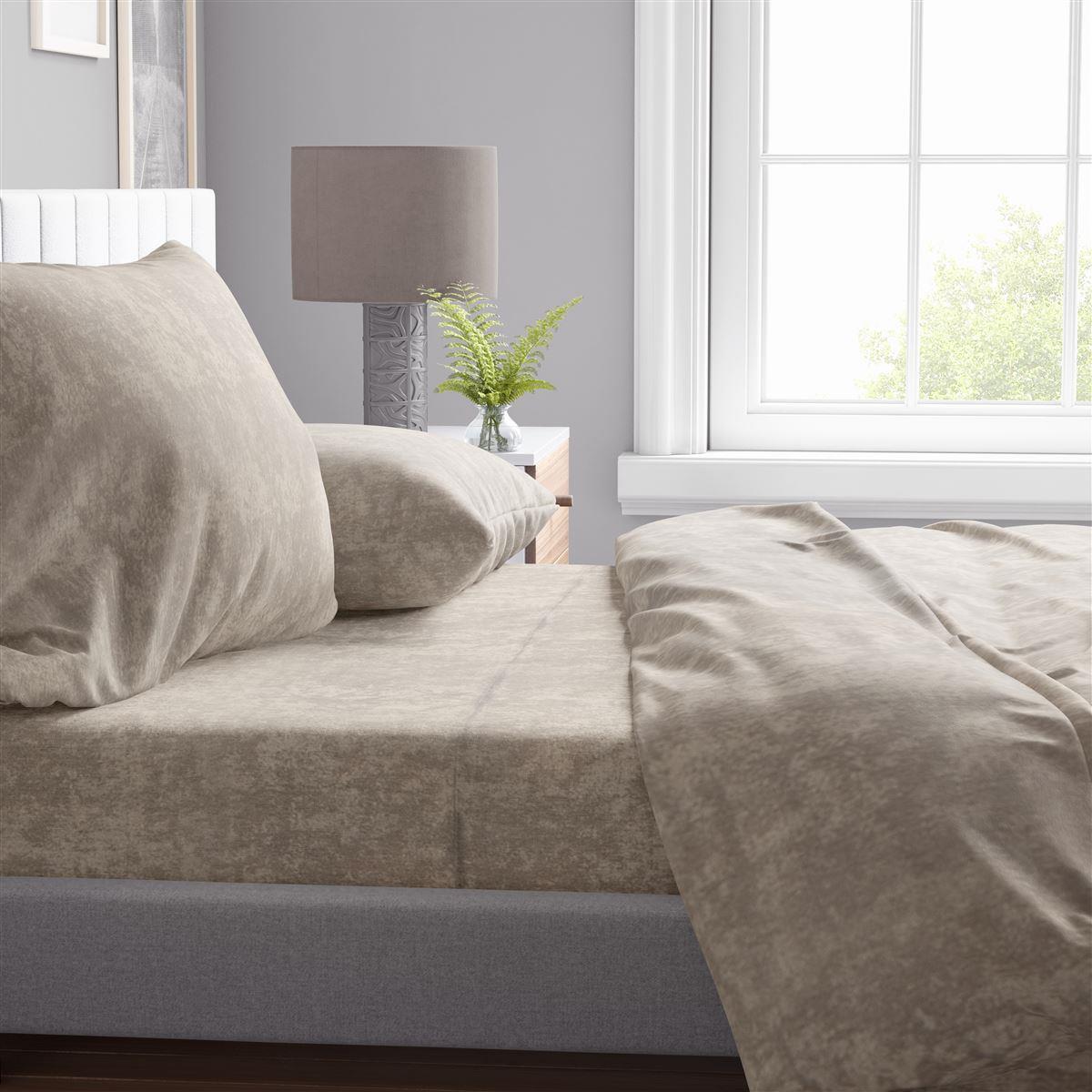 Σεντόνι Μεμονωμένο Polycotton Υπέρδιπλο 220x240εκ. Shadow 12 Mocca DimCol (Τύπος κατωσέντονου: Χωρίς Λάστιχο, Χρώμα: Μόκα, Ύφασμα: 70% Βαμβάκι-30% Polyester, Μέγεθος: Υπέρδιπλα) - DimCol - 33332024002