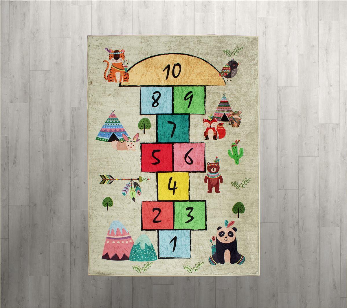 DimCol - ΣΗΜΑΝΤΙΚΟ: Σε περίπτωση διαφοράς τιμής από το κατάστημα ισχύει παντα και μόνο η τιμή του καταστήματος Χαλί Παιδικό Συνθετικό 135x200εκ. Hopscotch 284 DimCol