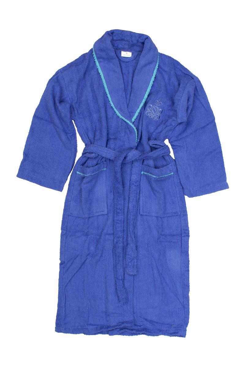 Μπουρνούζια 24home - ΣΗΜΑΝΤΙΚΟ: Σε περίπτωση διαφοράς τιμής από το κατάστημα ισχύει παντα και μόνο η τιμή του καταστήματος Μπουρνούζι Βαμβακερό Small 03 Μπλε DimCol (Ύφασμα: Βαμβ