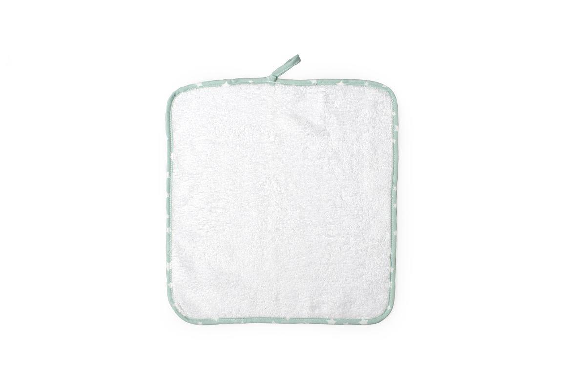 Λαβέτα Ώμου Βαμβακερή 07 Λευκή-Βεραμάν 30x30εκ. DimCol (Σετ 6 Τεμάχια) (Ύφασμα: Βαμβάκι 100%, Χρώμα: Λευκό) - DimCol - 31120202001