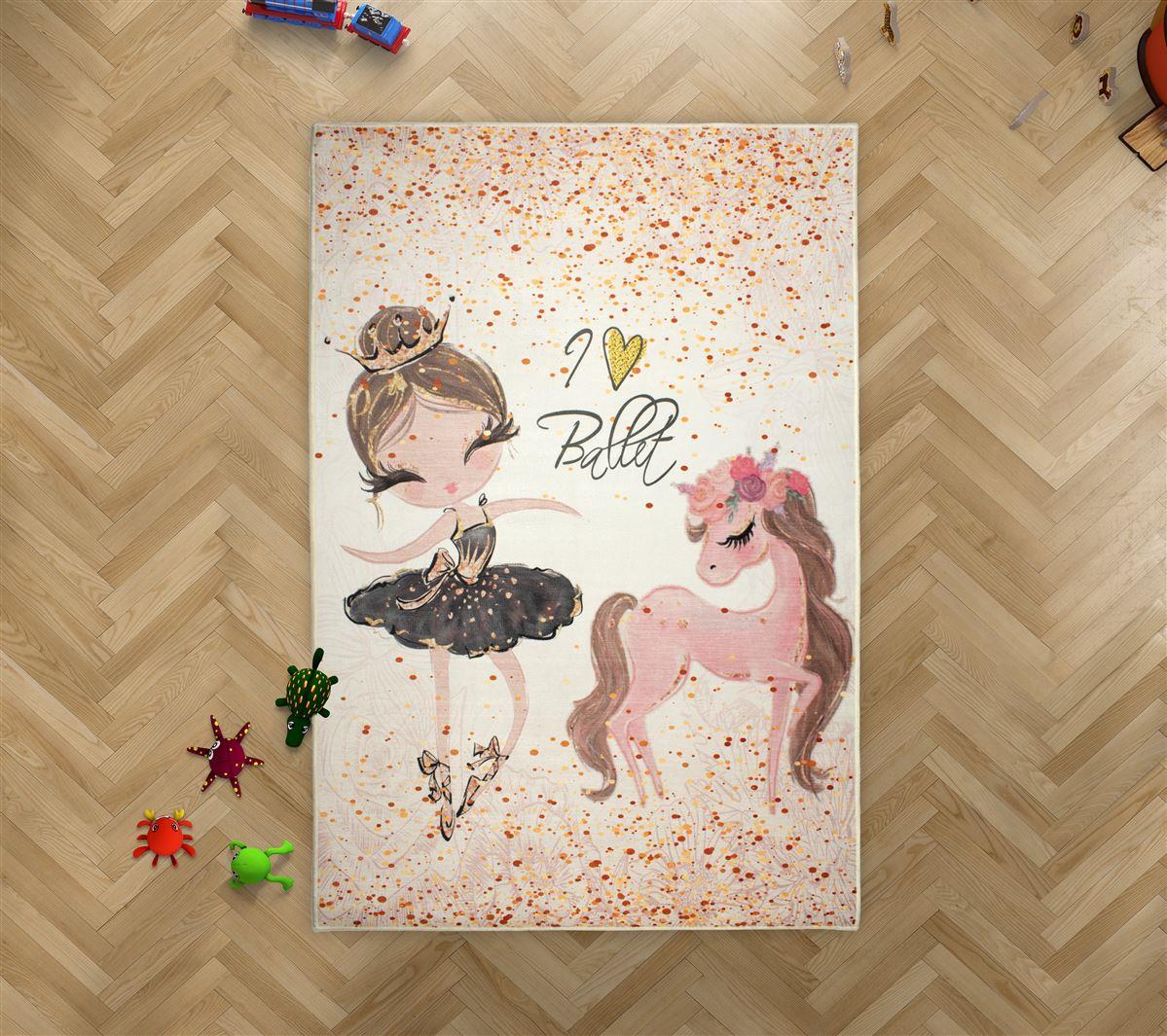 DimCol Χαλί Παιδικό Συνθετικό 135x200εκ. Ballerina 281 DimCol - DimCol - 32463051004