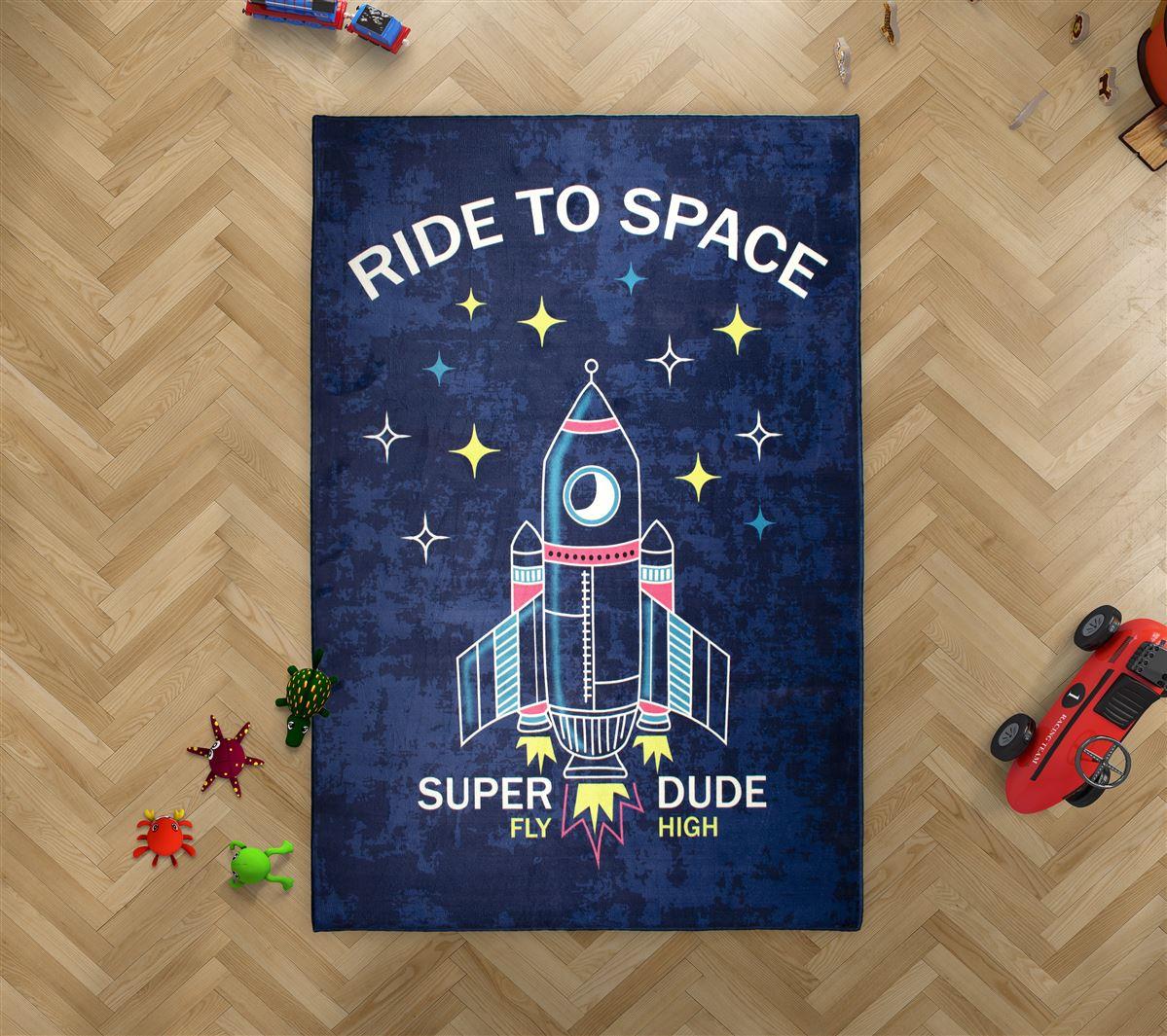 DimCol Χαλί Παιδικό Συνθετικό 135x200εκ. Spaceship 294 DimCol - DimCol - 32463051006