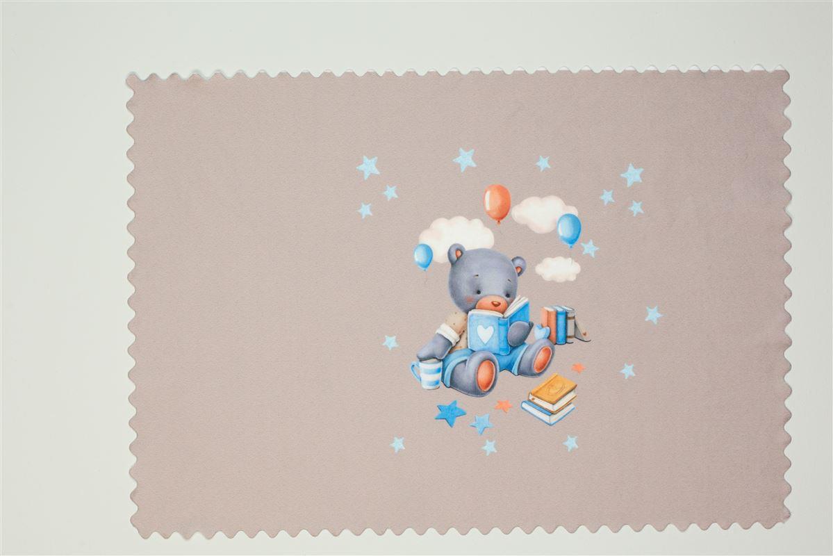 Σουπλά Παιδικό Polyester 35x50εκ. Studying Bear 40 Μπεζ