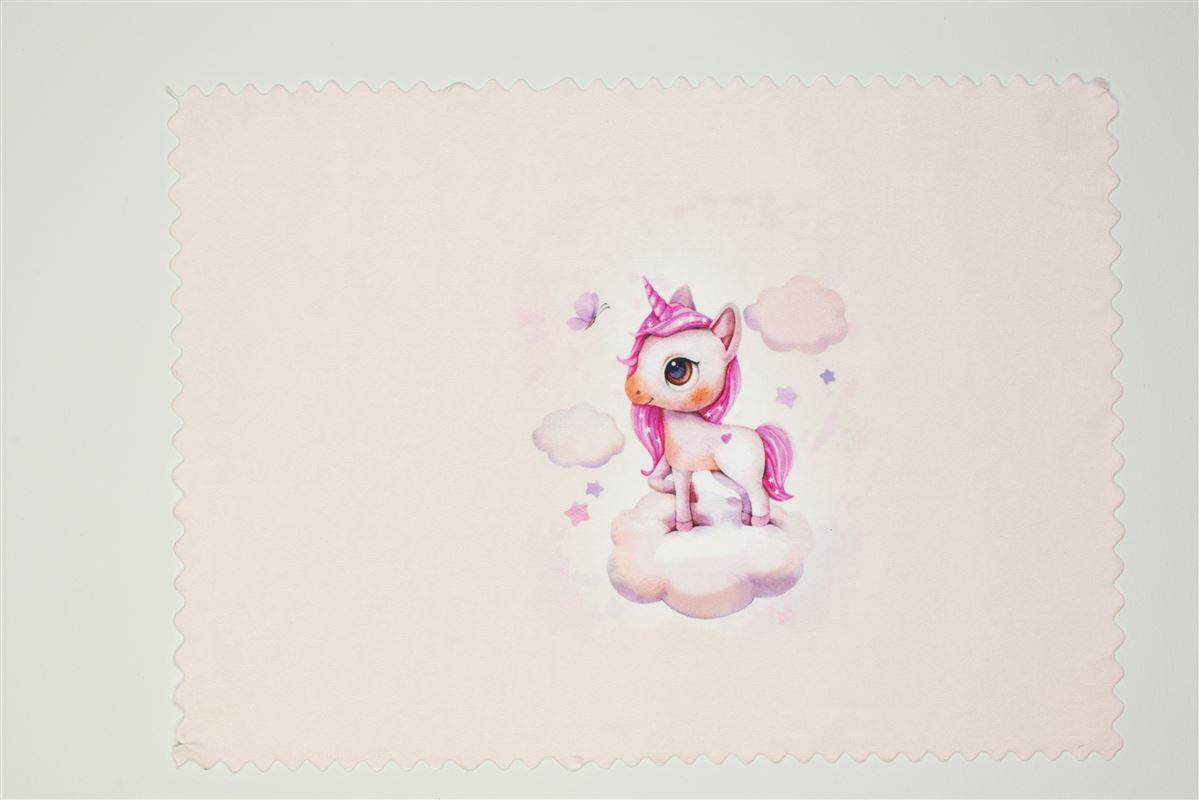 Διακοσμητικά και αξεσουαρ κουζίνας 24home - ΣΗΜΑΝΤΙΚΟ: Σε περίπτωση διαφοράς τιμής από το κατάστημα ισχύει παντα και μόνο η τιμή του καταστήματος Σουπλά Παιδικό Polyester 35x50εκ. Unicorn 74 Ροζ DimCol