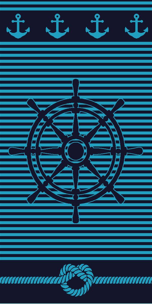 Πετσέτα Θαλάσσης 2 Όψεων Βαμβακερή Βελουτέ 87x165εκ. Ζα