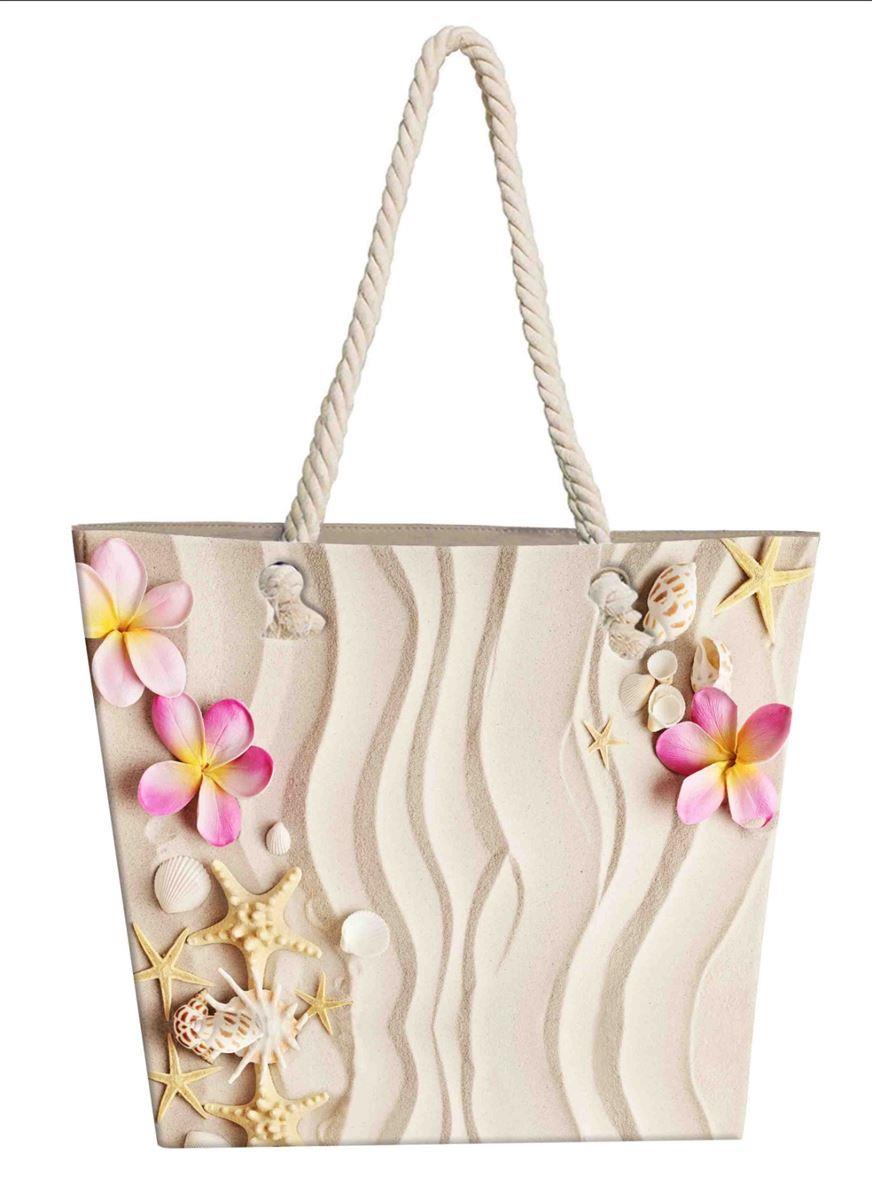 DimCol Τσάντα Θαλάσσης Polyester 40x45εκ. Sand 20 DimCol (Ύφασμα: Polyester) - DimCol - 33464307006