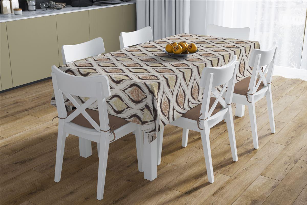 DimCol Σετ Τραπεζομάντηλο 140x140εκ. Με Runner 40x140εκ. Αλέκιαστο Polycotton Cyclops 460 Beige DimCol (Χρώμα: Μπεζ, Ύφασμα: 70% Βαμβάκι-30% Polyester) - DimCol - 33313353002