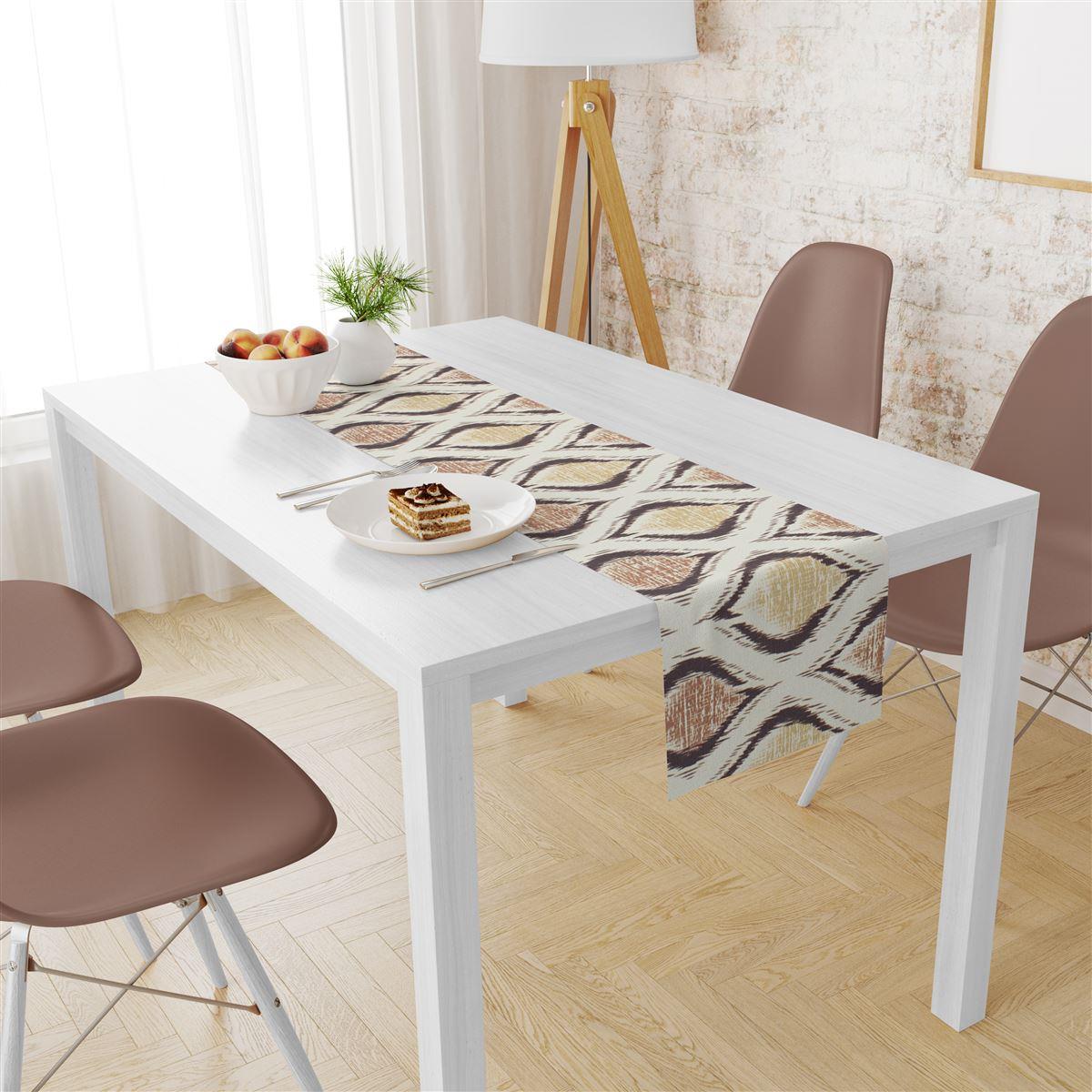 DimCol Runner Αλέκιαστο Polycotton 40x180εκ. Cyclops 460 Beige DimCol (Χρώμα: Μπεζ, Ύφασμα: 70% Βαμβάκι-30% Polyester) - DimCol - 33313355002