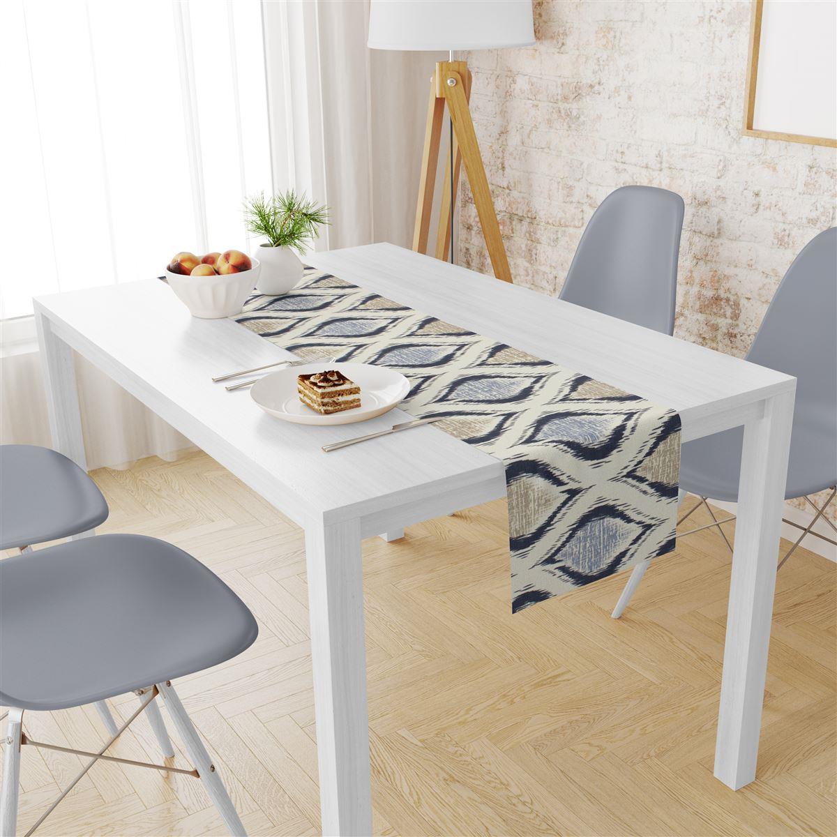 DimCol Runner Αλέκιαστο Polycotton 40x180εκ. Cyclops 461 Blue DimCol (Χρώμα: Μπλε, Ύφασμα: 70% Βαμβάκι-30% Polyester) - DimCol - 33313355003