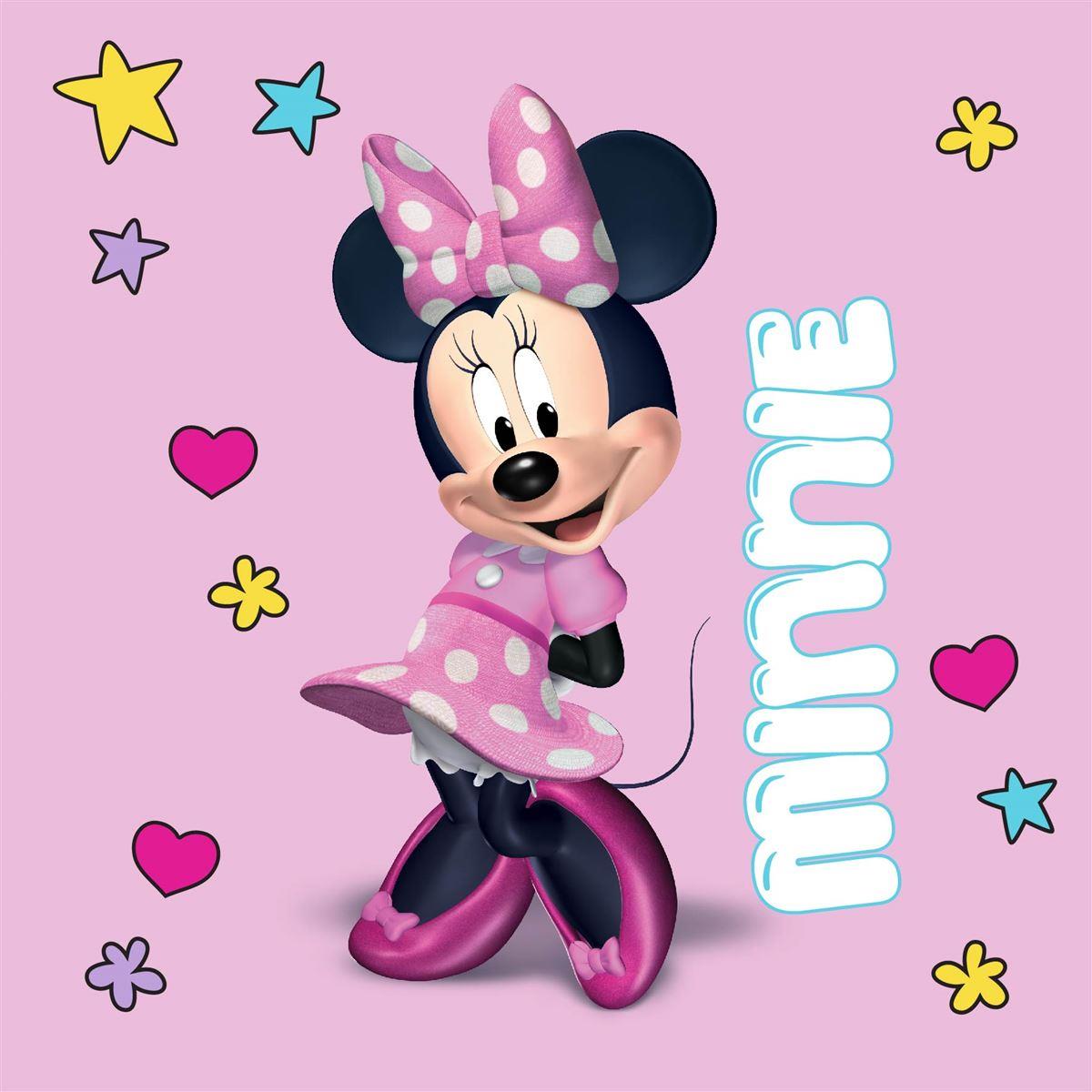 DimCol Λαβέτα-Μαγική Πετσέτα Polyester 30x30εκ. Minnie 78 Pink Disney DimCol (Ύφασμα: Polyester, Χρώμα: Ροζ) - DimCol - 54460202009