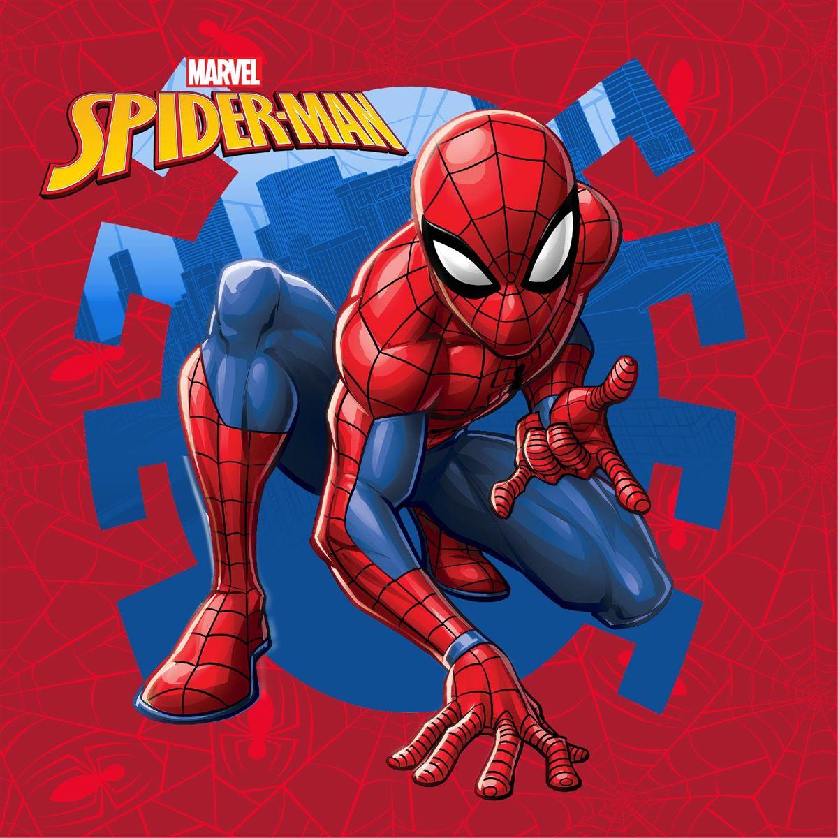 Λαβέτα-Μαγική Πετσέτα Polyester 30x30εκ. Spiderman 71 Red Marvel DimCol (Ύφασμα: Polyester, Χρώμα: Κόκκινο) - DimCol - 54460202012