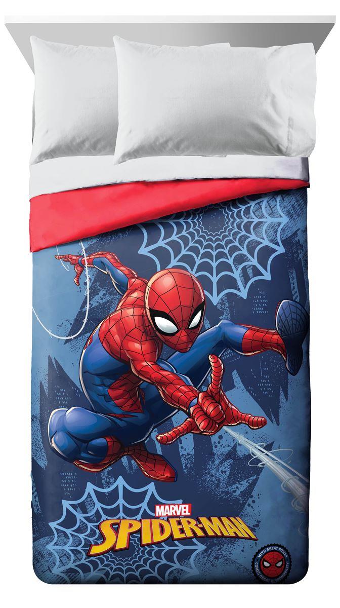 DimCol Πάπλωμα Microfiber Μονό 160x240εκ. Marvel Spiderman 4 Blue DimCol (Ύφασμα: Microfiber, Χρώμα: Μπλε) - DimCol - 54461123003