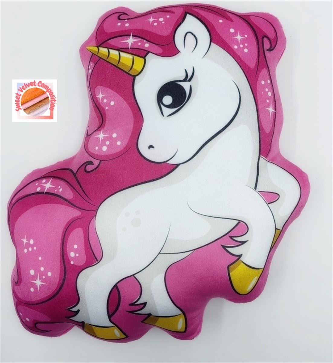 DimCol Διακοσμητικό Μαξιλάρι 3D Velboa 35εκ. Unicorn 06 Pink DimCol (Χρώμα: Ροζ, Ύφασμα: Velboa) - DimCol - 54461702007