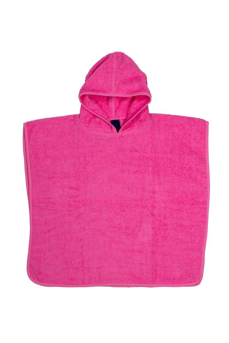 DimCol Πόντσο Παιδικό Βαμβακερό Ροζ 60x120εκ. Kids DimCol (Ύφασμα: Βαμβάκι 100%, Χρώμα: Ροζ, Μέγεθος: Παιδικά) - DimCol - 32123165004