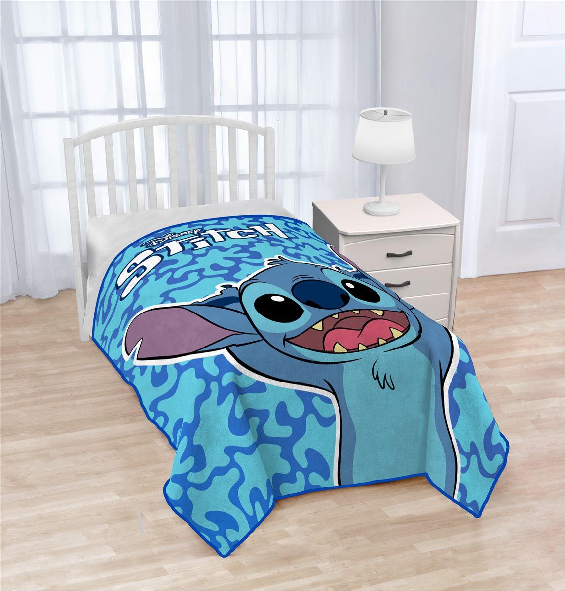 DimCol Κουβέρτα Μονή Βελουτέ 160x240εκ. Stitch 515 Disney DimCol (Ύφασμα: Polyester) - DimCol - 52462706004