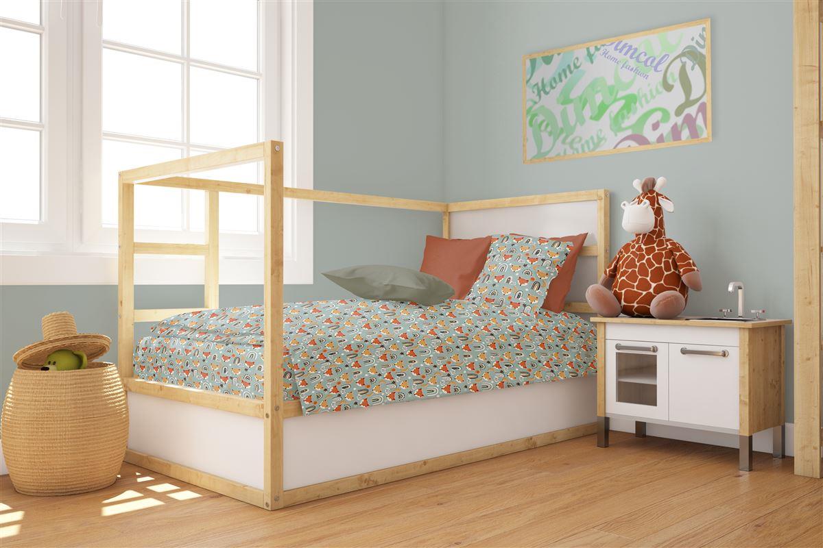 Κουβερλί, Παπλωματοθήκες 24home - ΣΗΜΑΝΤΙΚΟ: Σε περίπτωση διαφοράς τιμής από το κατάστημα ισχύει παντα και μόνο η τιμή του καταστήματος Παπλωματοθήκη Βαμβακερή Κούνιας 120x160εκ. Fox 528 Pale