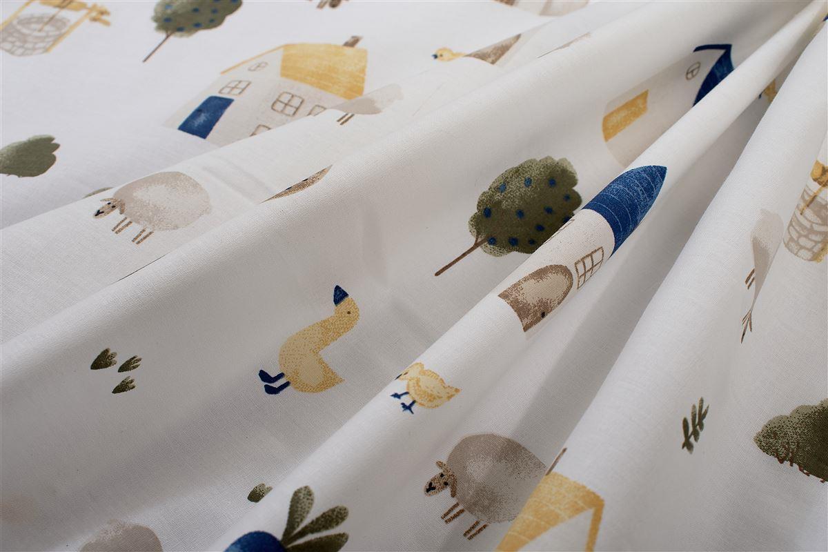 Σεντόνια, Μαξιλαροθήκες 24home - ΣΗΜΑΝΤΙΚΟ: Σε περίπτωση διαφοράς τιμής από το κατάστημα ισχύει παντα και μόνο η τιμή του καταστήματος Σεντόνι Μεμονωμένο Βαμβακερό Λίκνου 80x110εκ. Village 5