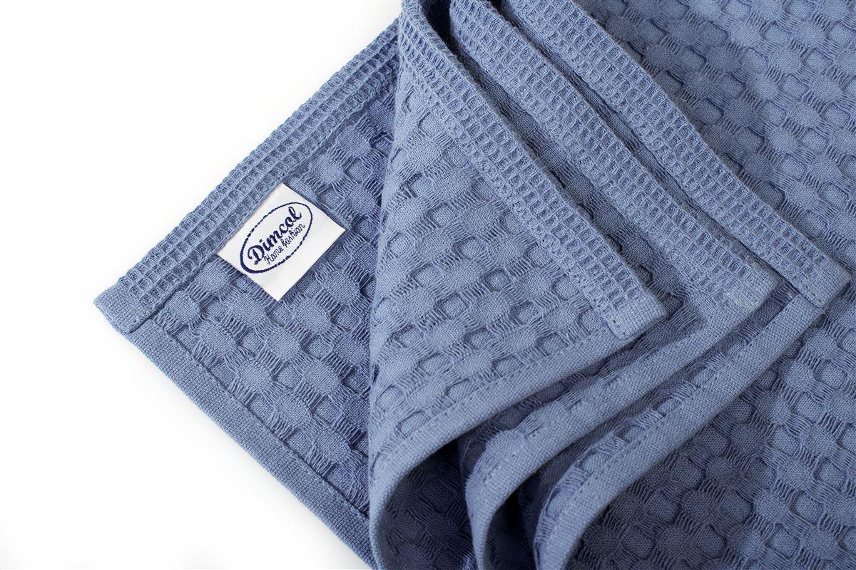 DimCol Ποτηρόπανο Πικέ Βαμβακερό 50x70εκ. Solid Classic Blue DimCol (Ύφασμα: Βαμβάκι 100%, Χρώμα: Μπλε) - DimCol - 33123247003