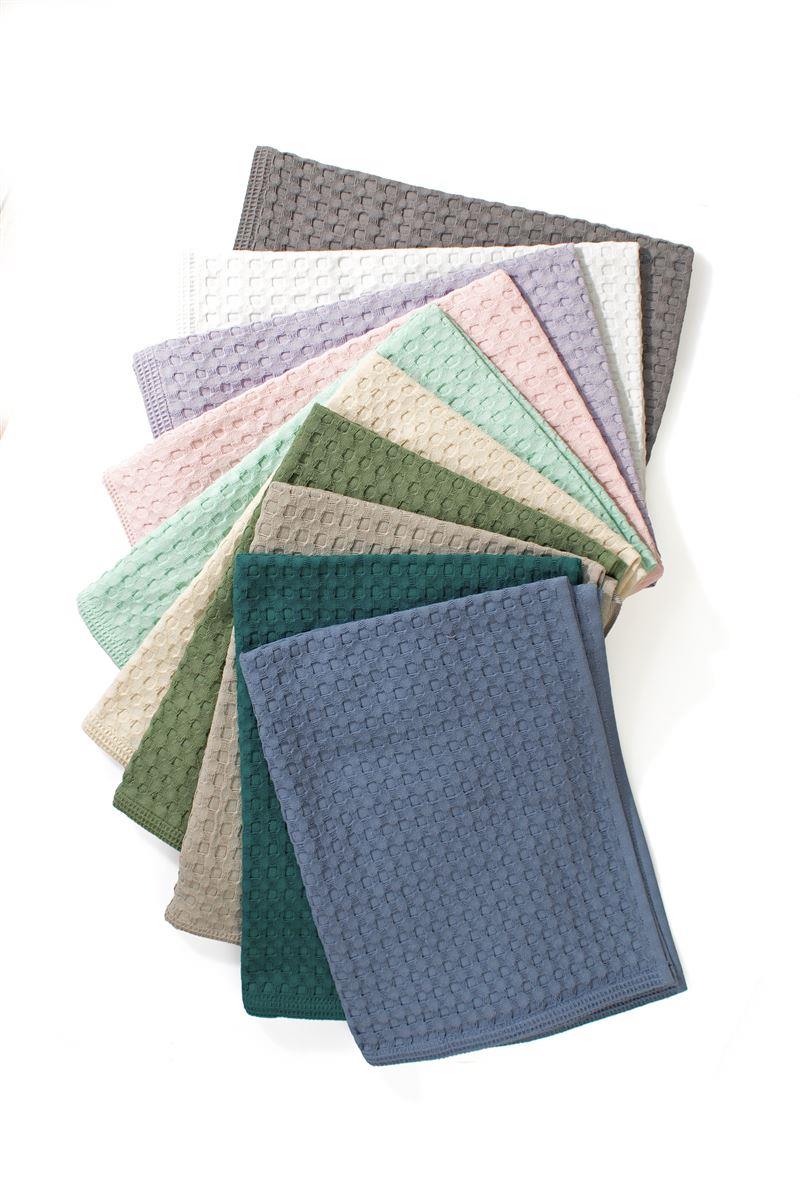 Σετ 3τμχ Ποτηρόπανα Πικέ Βαμβακερά Mix 50x70εκ. DimCol 