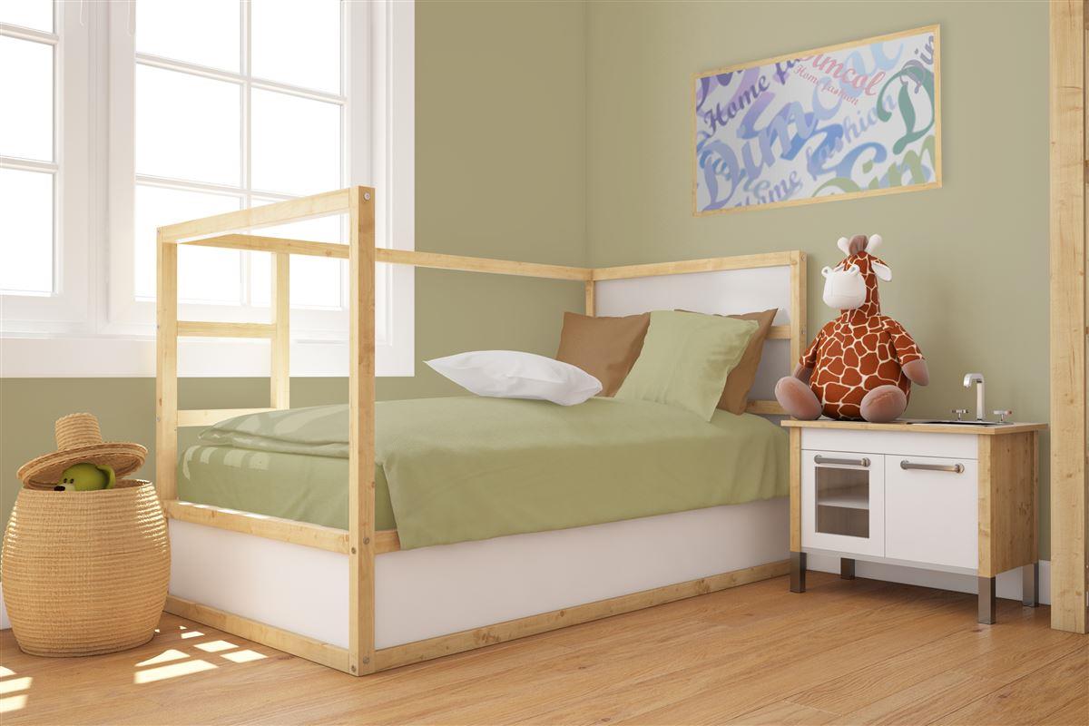 DimCol Πάπλωμα Βαμβακερό Κούνιας 120x160εκ. Solid 504 Olive DimCol 31121121004 (Ύφασμα: Βαμβάκι 100%, Χρώμα: Λαδί, Μέγεθος: Κούνιας) - DimCol - 31121121004