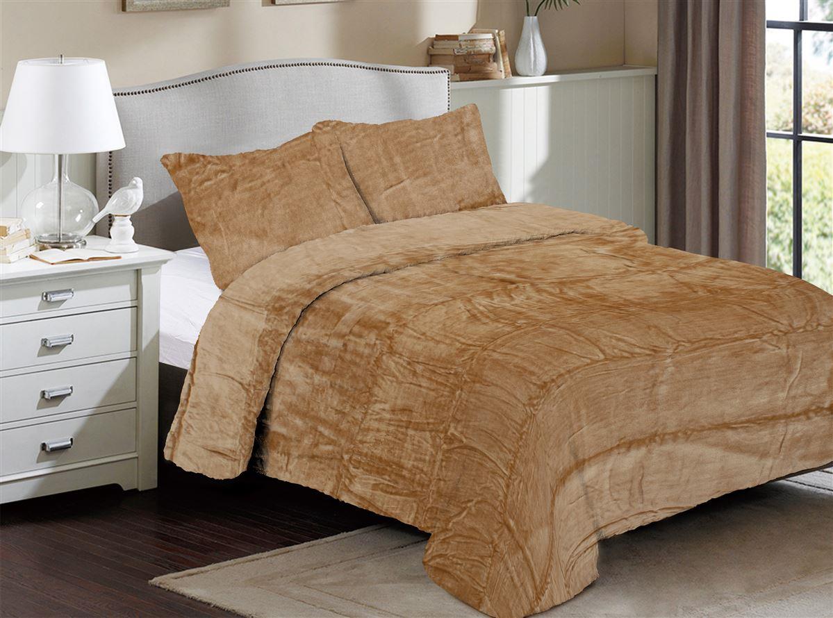 Κουβέρτα Coral Fleece Μονή 160x220εκ. Solid 02 Beige DimCol 33422506001...