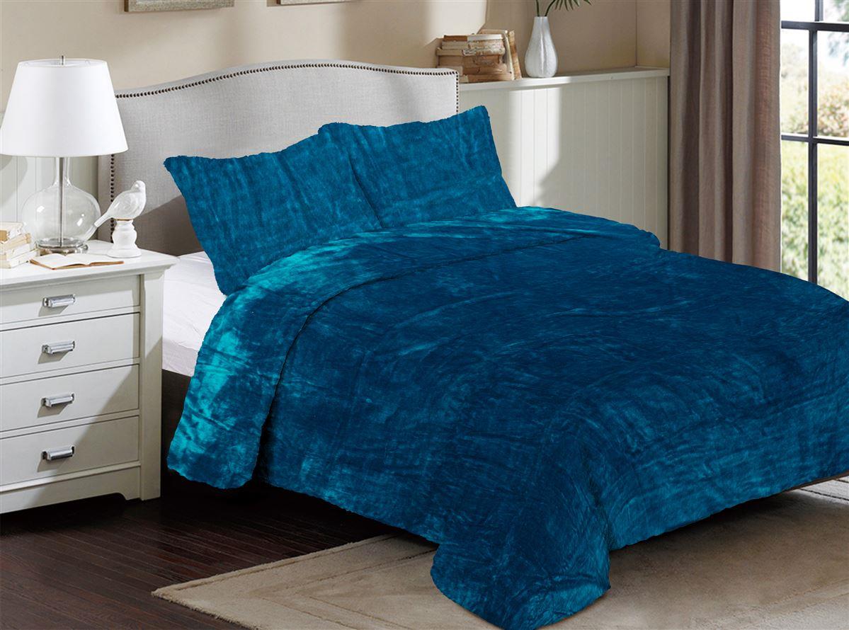 Κουβέρτα Coral Fleece Μονή 160x220εκ. Solid 03 Petrol DimCol 33422506002...