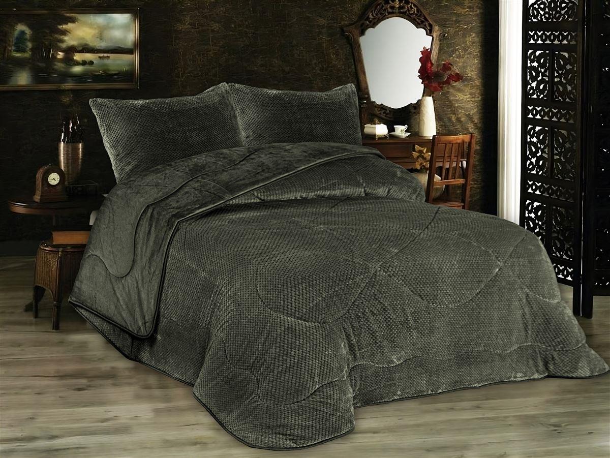 Κουβερτοπάπλωμα Popcorn Fleece Υπέρδιπλο 220x240εκ. Olive 1950 DimCol 33421024051 (Ύφασμα:...