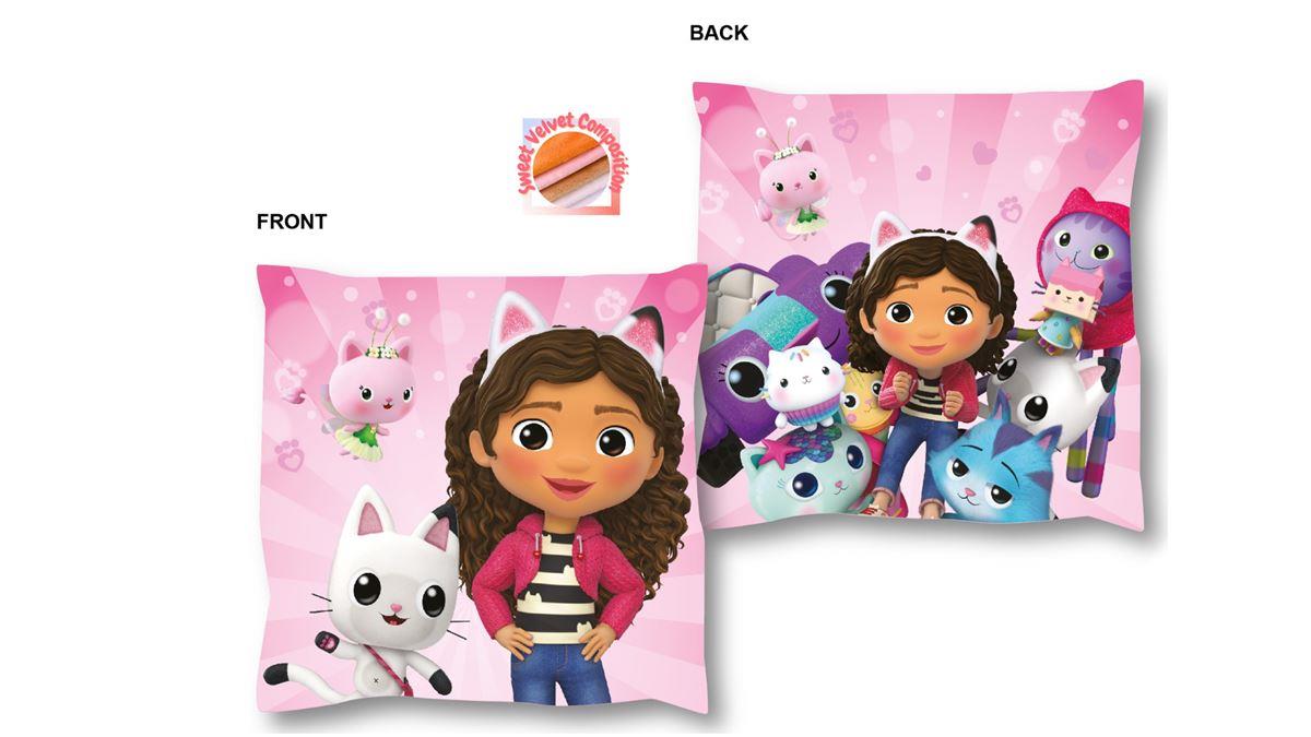 Διακοσμητικό Μαξιλάρι DreamWorks Velboa 38x38εκ. Gabby'