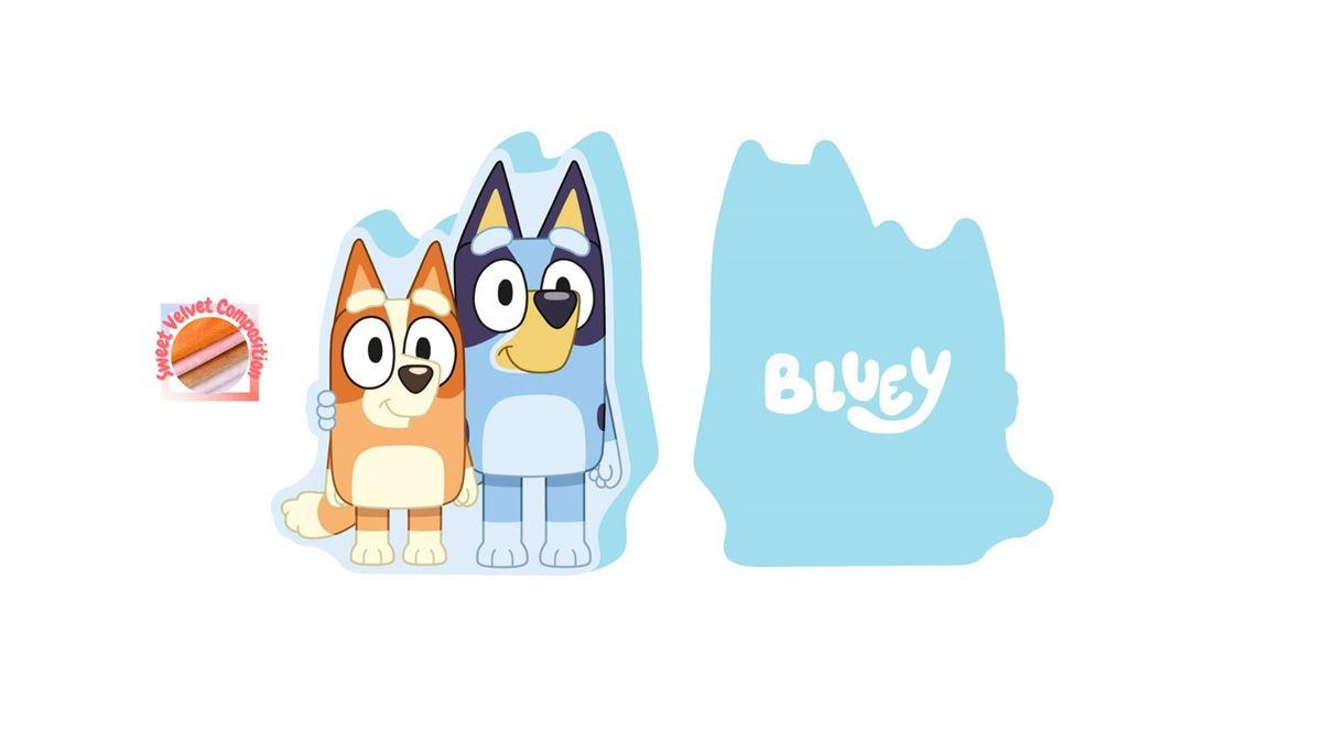 Διακοσμητικό Μαξιλάρι Velboa 40εκ. Bluey 73 Sky Blue BBC Studios (Χρώμα: Μπλε, Ύφασμα: Velboa) - DimCol - 54461702028